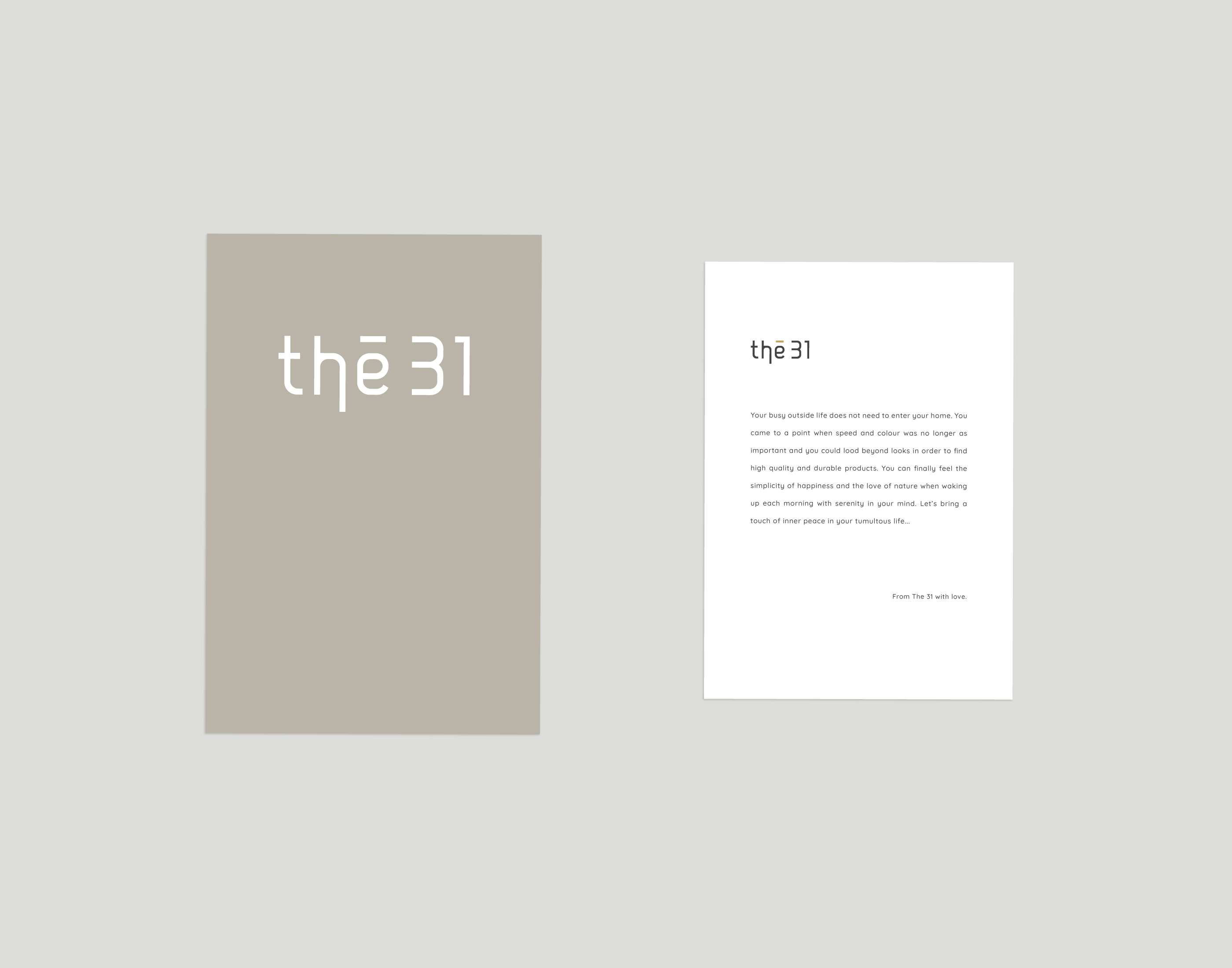 The 31 – Brand Identity & Packaging Design